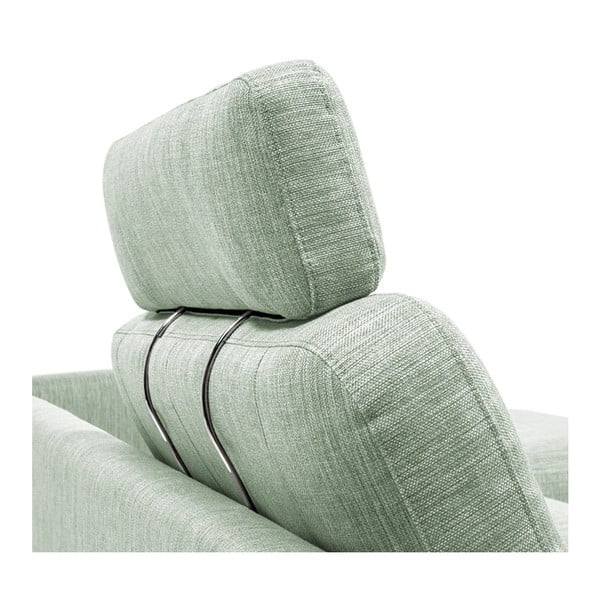 Světle zelená opěrka hlavy k pohovce Vivonita Harlem-image-4