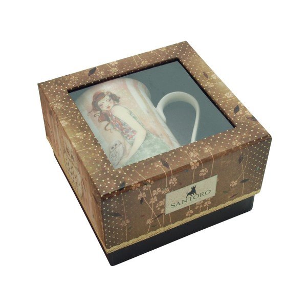 Porcelánový hrnek Santoro London Willow Mademoiselle Snow-image-3