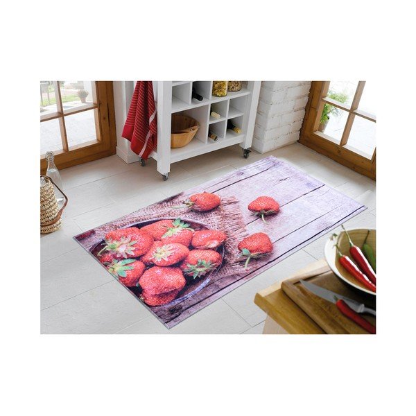 Издръжлив килим Strawberry Madness, 100 x 160 cm - Vitaus