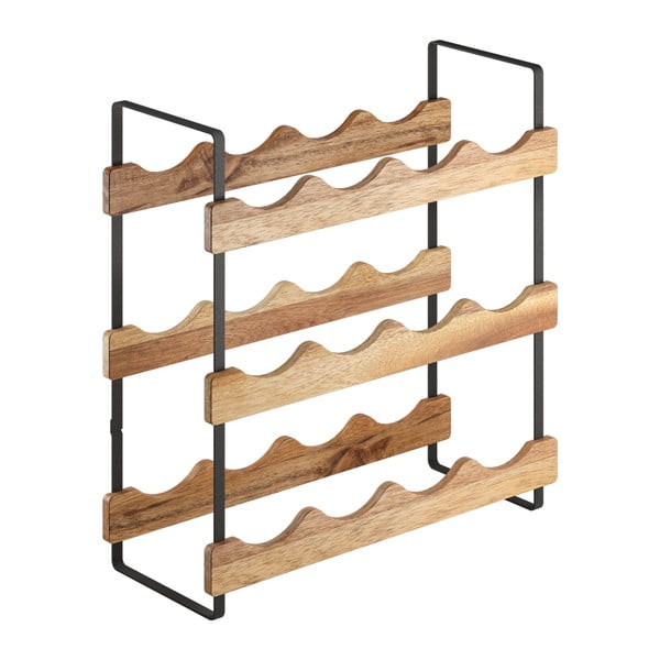 Дървена стойка за 12 броя бутилки вино York – Metaltex