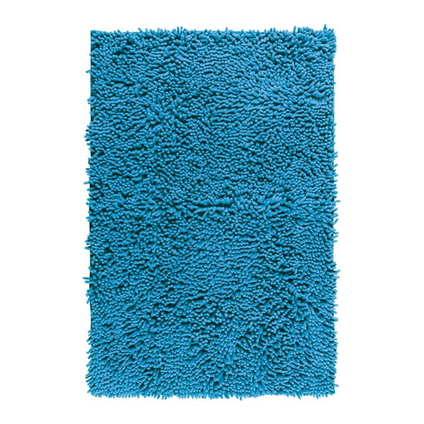 Синя постелка за баня от шенил, 80 x 50 cm - Wenko