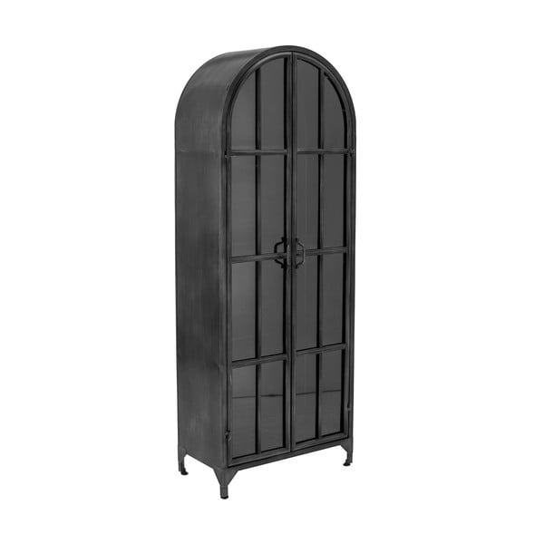 Черна метална витрина 56,5x152,5 cm Papole – Bloomingville-image-2