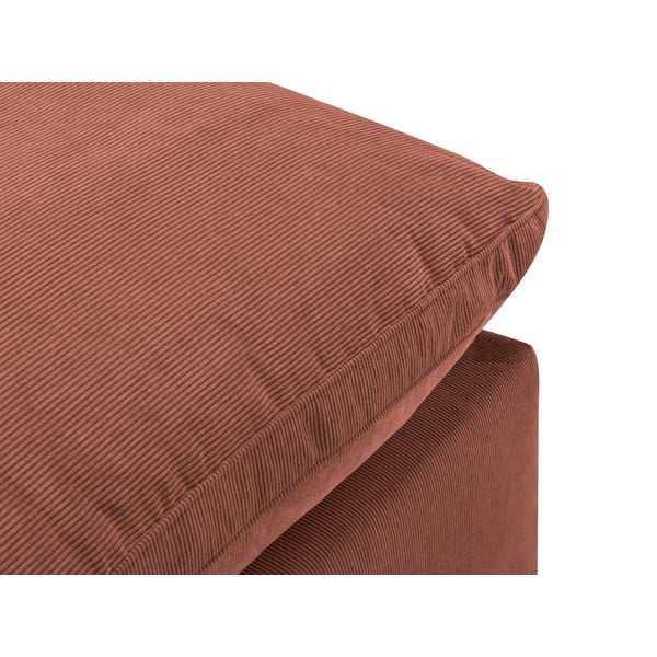 Розова двустранна ъглова част от модулен диван от велур Galaxy - Windsor & Co Sofas-image-4