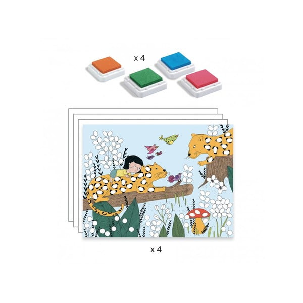 Рисуване с пръсти Природа - Djeco-image-1