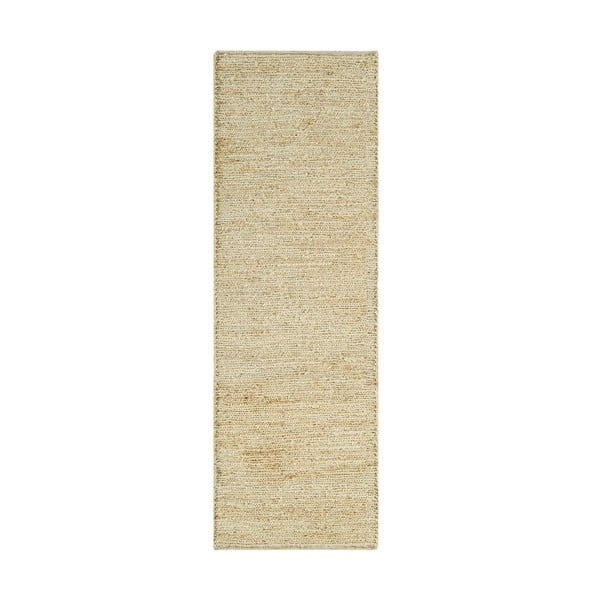 Бежова ръчно изработена ютена пътека 66x200 cm Soumak – Asiatic Carpets