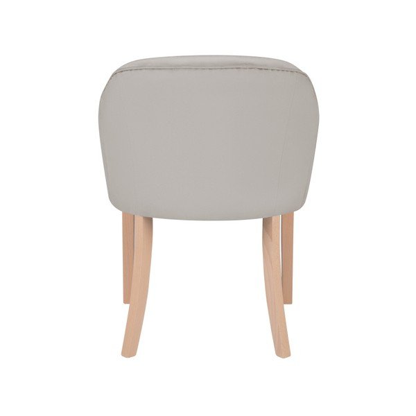 Světle šedé křeslo s područkami Micadoni Home Tipa-image-2
