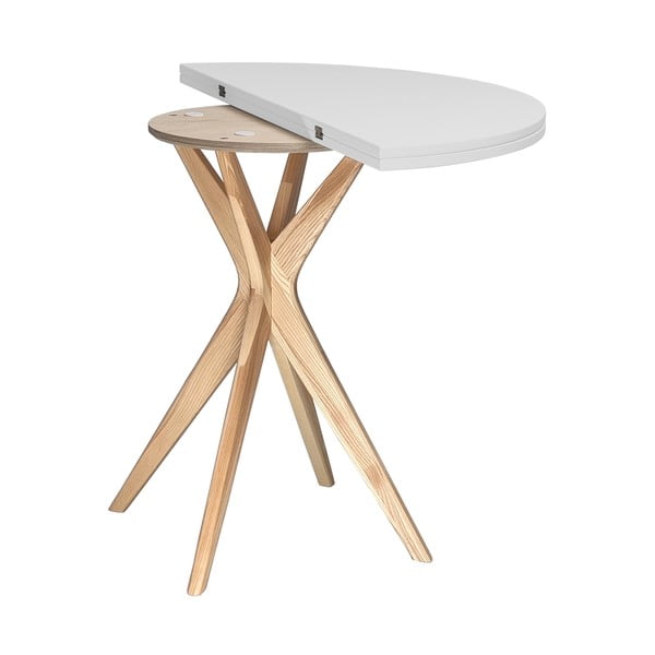 Кръгла сгъваема трапезна маса 45x90 cm Jubi – Ragaba-image-3