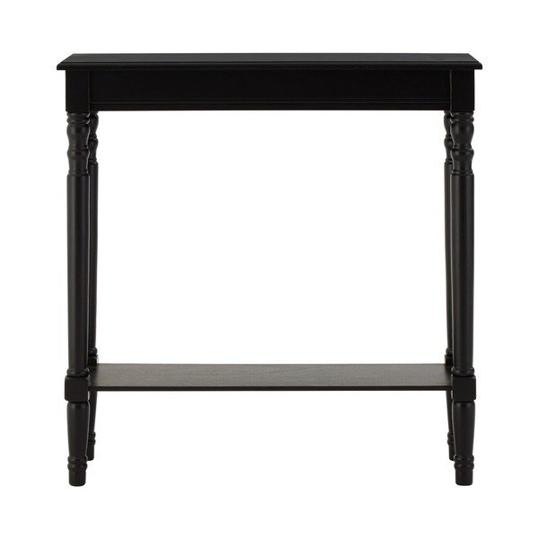 Черна конзолна маса от масивен бор 30x80 cm Heritage – Premier Housewares-image-4
