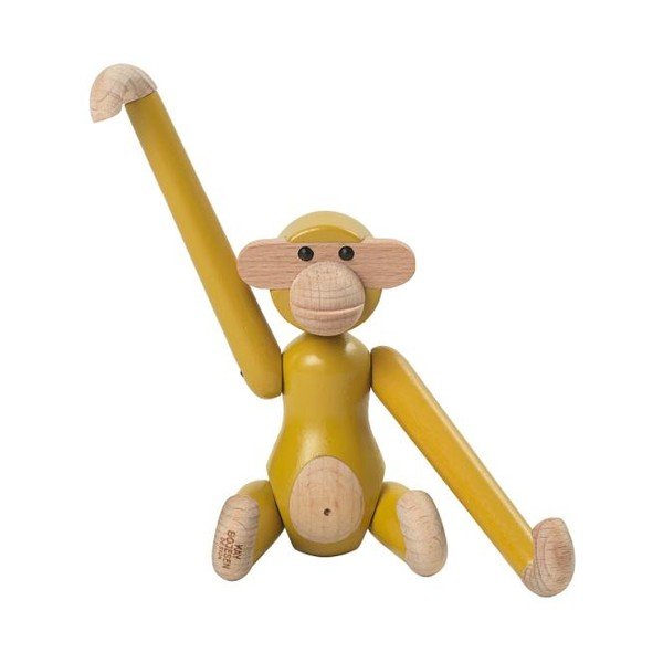 Статуя от масивно дърво (височина 9,5 cm) Monkey Mini – Kay Bojesen Denmark-image-3