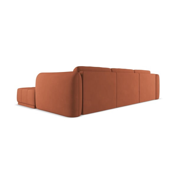Оранжев ъглов диван (десен ъгъл) Hoku – Makamii-image-2