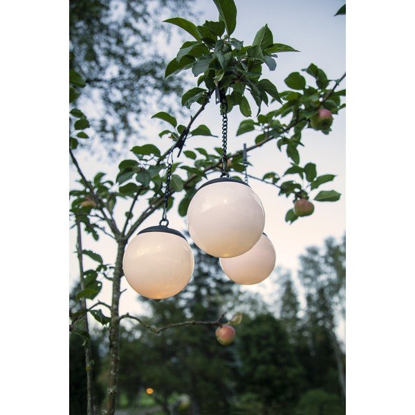 Комплект от 3 висящи слънчеви лампи за открито, ø 10 см Globus - Star Trading-image-1