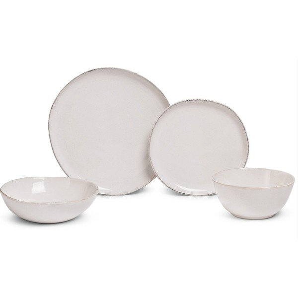 Глинен комплект за хранене 24 бр. Snow Heart – Bonami Essentials