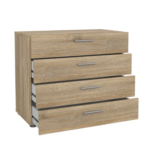 Комод с дъбов декор , 80 x 68 cm Pepe - Tvilum-image-3