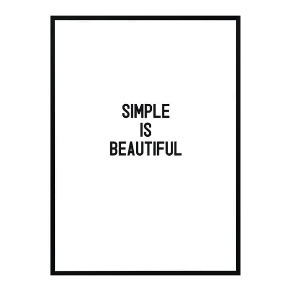 Plakát Nord & Co Simply Beautiful, 21 x 29 cm