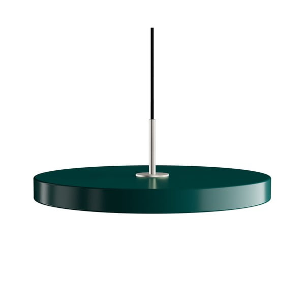 Тъмнозелено LED висящо осветително тяло с метален абажур ø 43 cm Asteria Medium – UMAGE