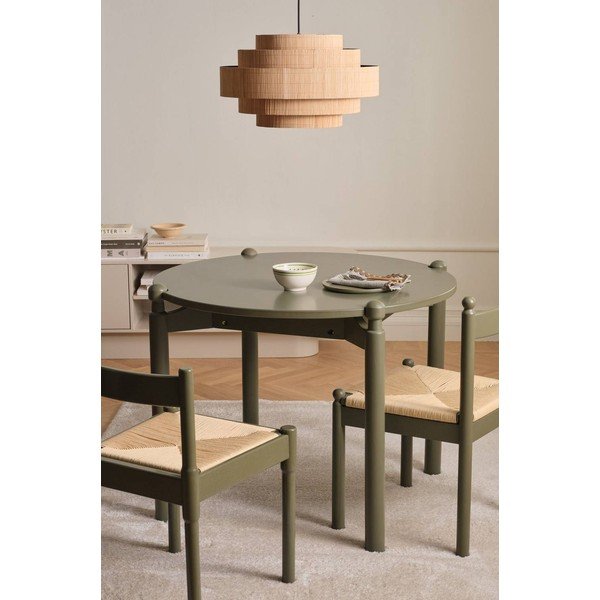 Кръгла трапезна маса от масивен бук ø 100 cm Kitchsoft – Ellos Home-image-1