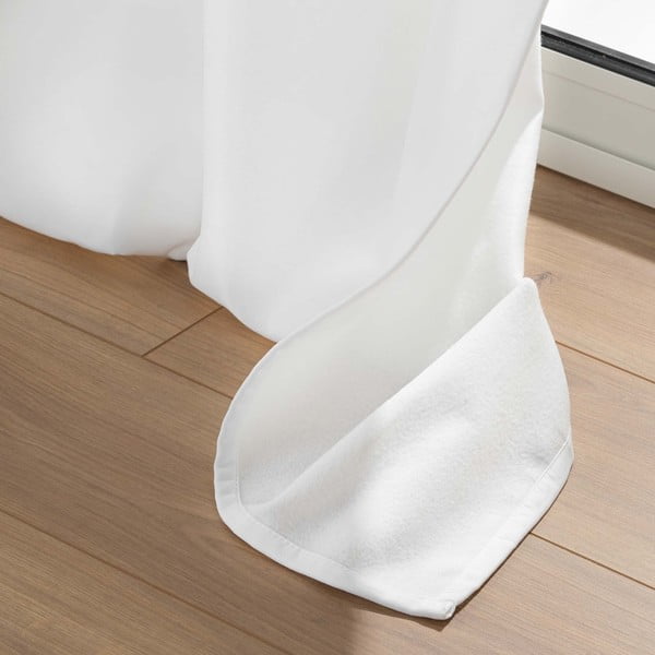 Бяло термо перде от микрофибър 135x260 cm Micropolar – douceur d'intérieur-image-3