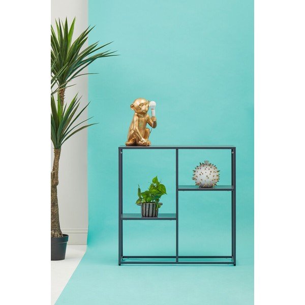 Сив стоманен стелаж 80x81x26 cm Acero – Premier Housewares-image-2