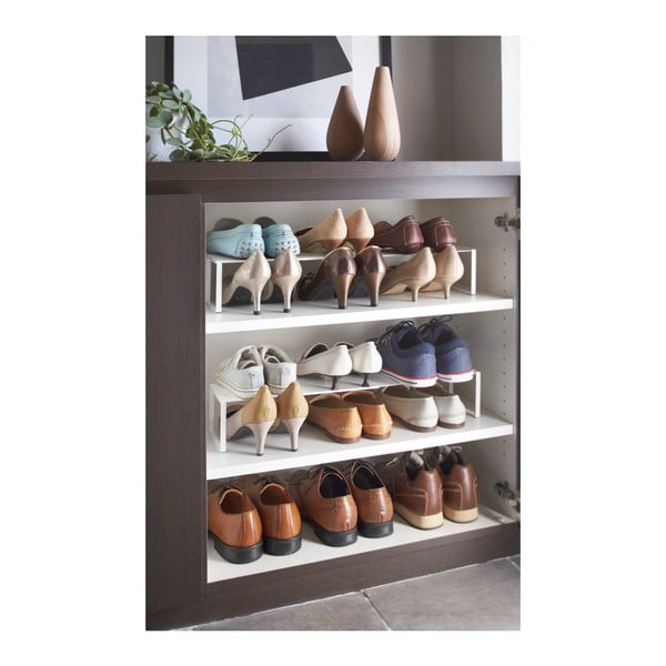 Бял рафт за обувки Frame - YAMAZAKI-image-2