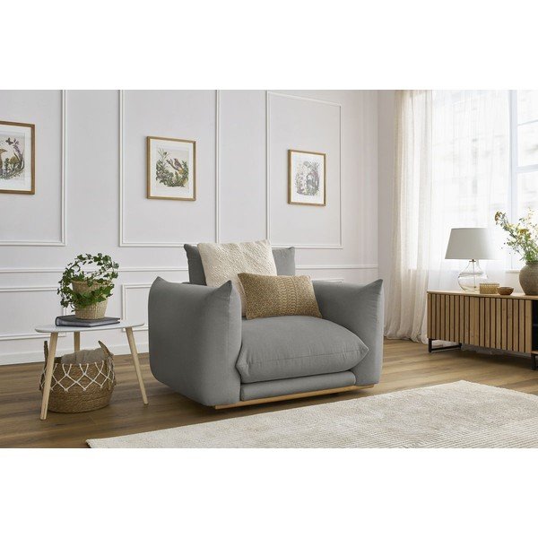 Сиво кресло Ernest – Bobochic Paris-image-1