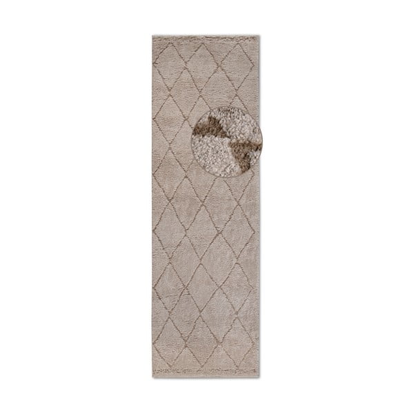 Бежова пътека 80x240 cm Perrotin Beige – Elle Decoration