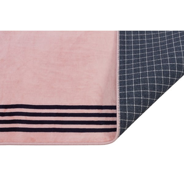 Розов миещ се килим 300x100 cm - Vitaus-image-2