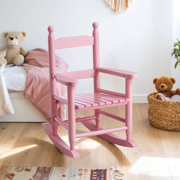 Розов детски стол от масивна топола – Premier Housewares-image-1