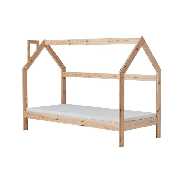 Детско дървено легло във формата на къща , 200 x 90 cm House - Pinio