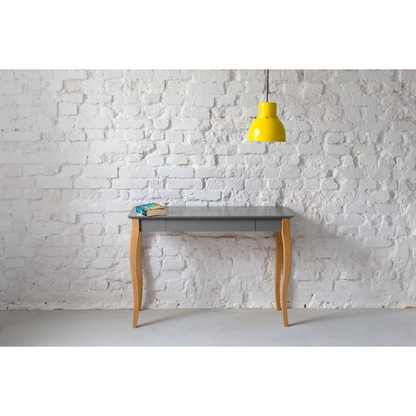 Тъмно сиво бюро Lillo, дължина 105 cm - Ragaba-image-1