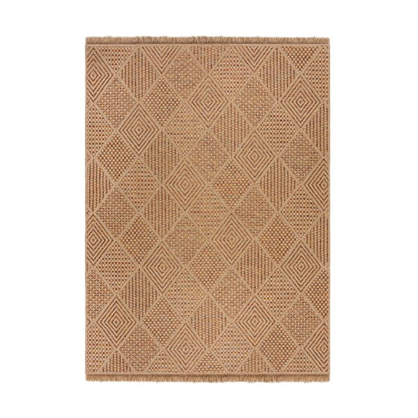 Външен килим в естествен цвят 200x290 cm Nora Diamond – Flair Rugs