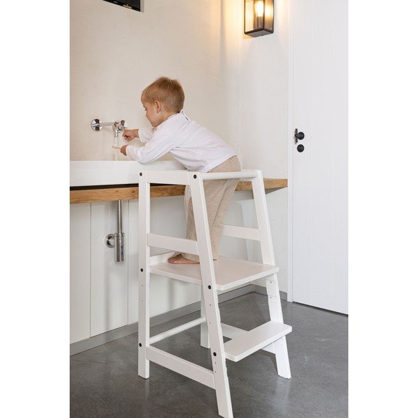 Бяла учебна кула от масивен бук Forrest – Vipack-image-1