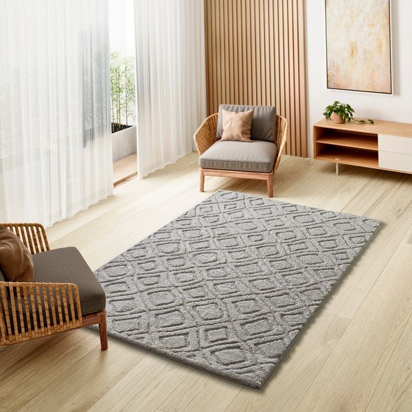 Сив килим 152x235 cm Juno – Universal-image-1