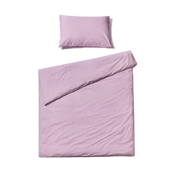 Лавандулово лилаво памучно спално бельо за единично легло , 140 x 200 cm - Bonami Selection