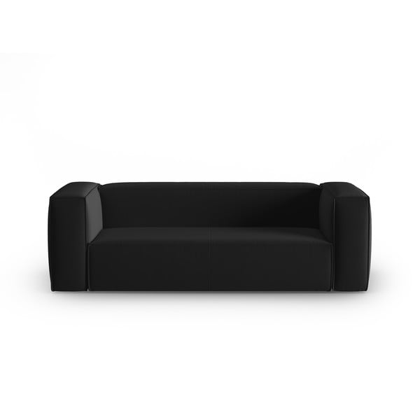 Черен кадифен диван 200 cm Mackay – Cosmopolitan Design