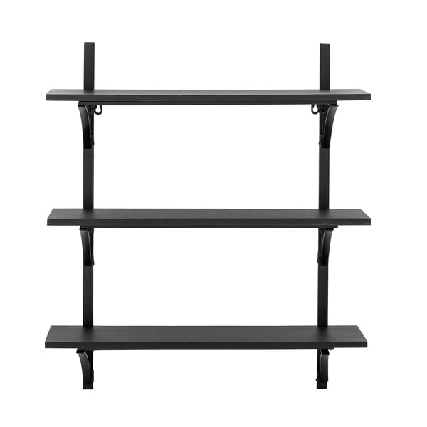 Черен стенен шкаф за книги 60x68 cm Ewald - Bloomingville