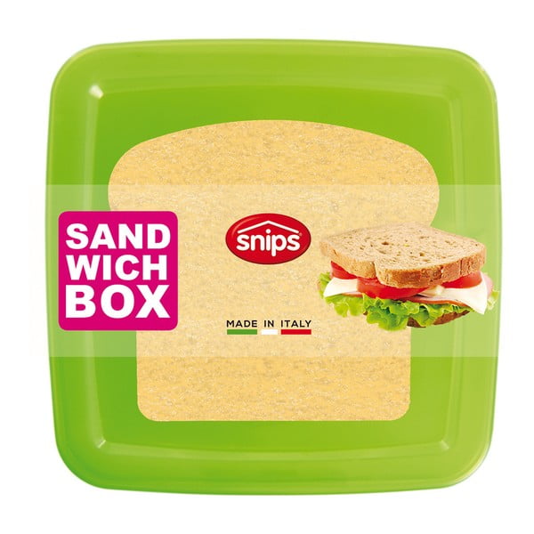 Кутия за закуски Green Sandwich, 500 ml - Snips-image-3