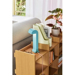 Синя LED затъмняваща се настолна лампа (височина 34 cm) Soothe – Hübsch