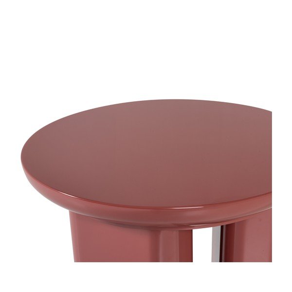 Гланцова кръгла странична масичка ø 40 cm Orivo – WOOOD-image-4