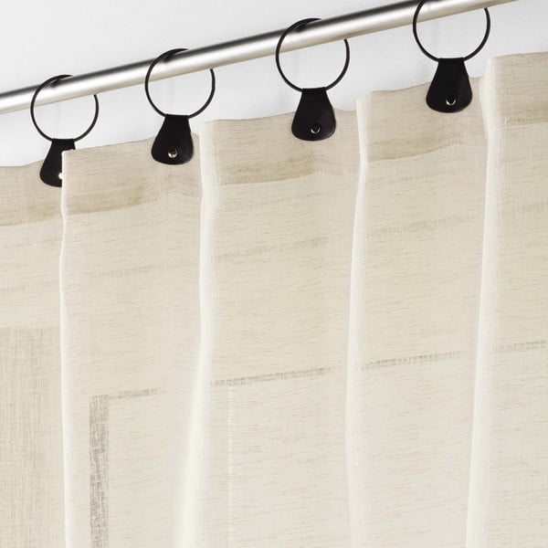 Бежова завеса 140x240 cm Linka – douceur d'intérieur-image-1