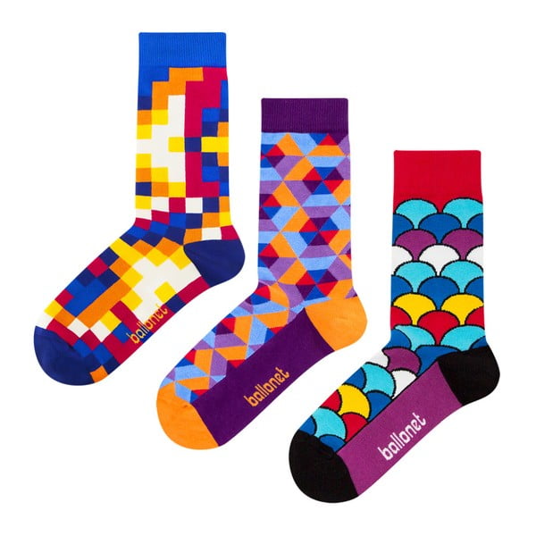 Подаръчен комплект чорапи Crazy, размер 41-46 - Ballonet Socks