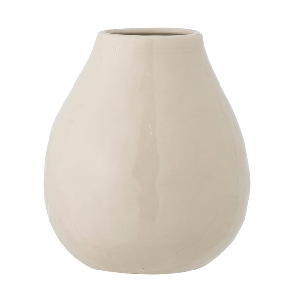 Кремава глинена ръчно рисувана ваза (височина 17 cm) Taza – Bloomingville-image-4