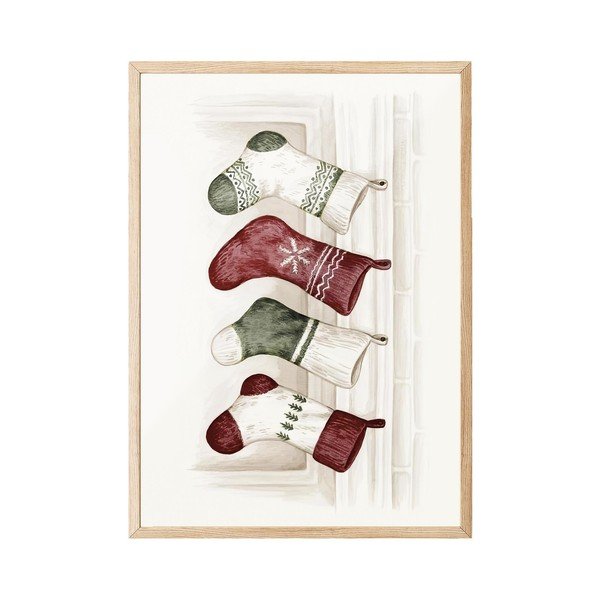 Печатна картина с включена рамка 30x40 cm – Wallity