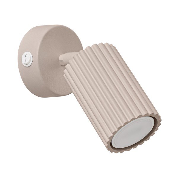 Кафяво-сив метален прожектор 8x16 cm Gleam – Sollux