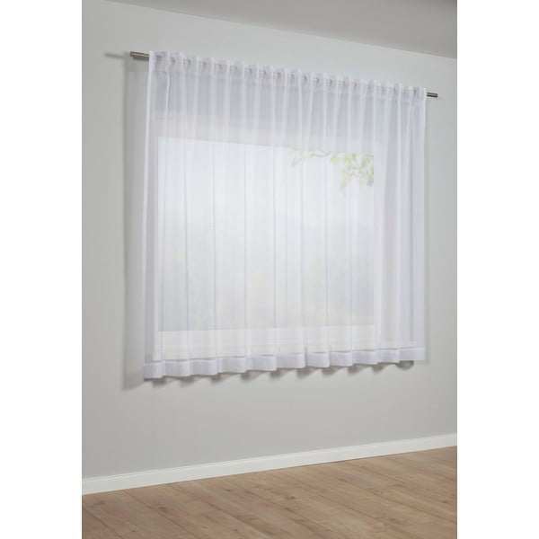 Бяла завеса 175x450 cm Voile Uni - Gardinia-image-2