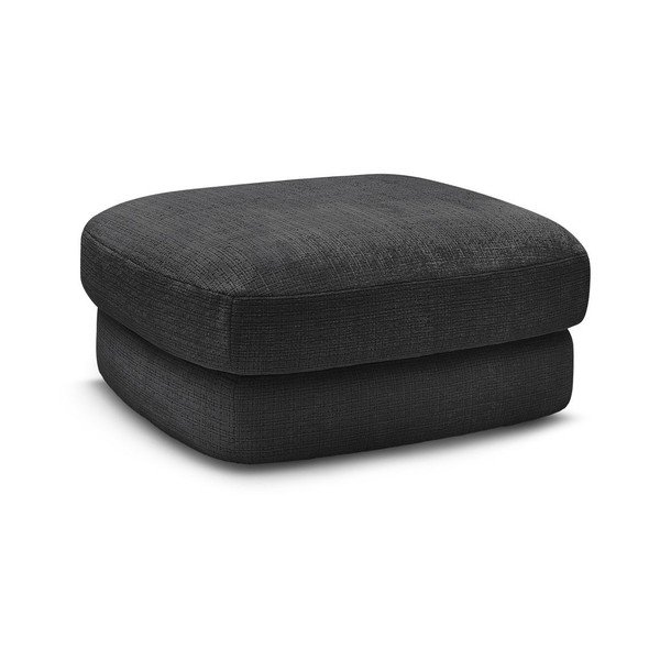 Черна шенилова табуретка Leonore – Bobochic Paris