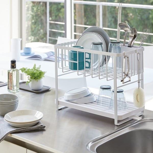 Двуетажна метална стойка за оттичане Tower - YAMAZAKI-image-3