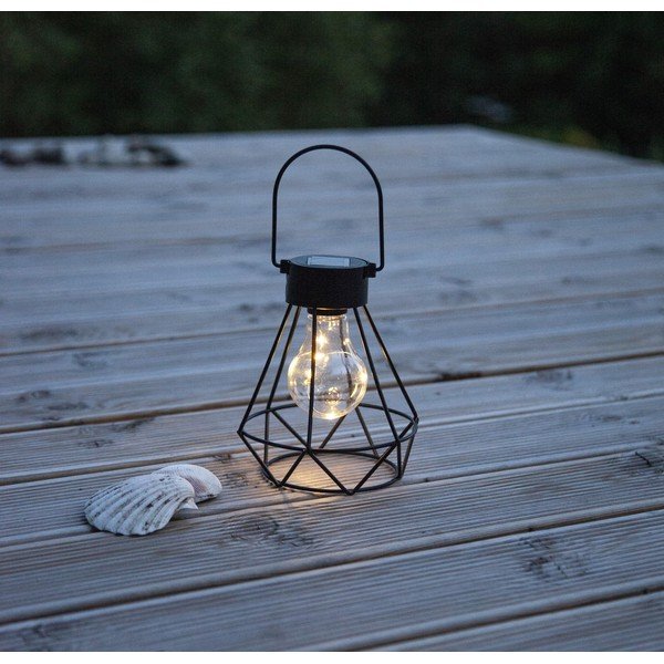 Черен LED фенер, височина 15,5 cm Eddy - Star Trading-image-1