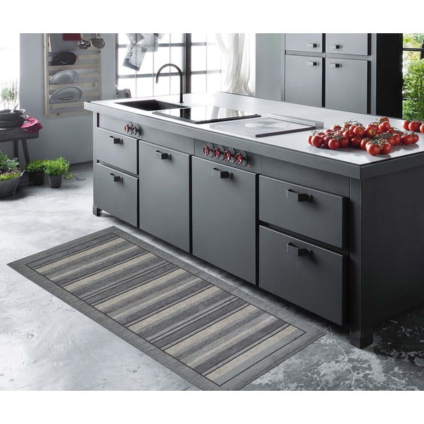 Сив мокет , 55 x 280 cm Velour - Floorita-image-2