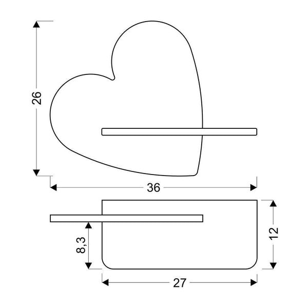 Синьо детско осветително тяло Heart - Candellux Lighting-image-2