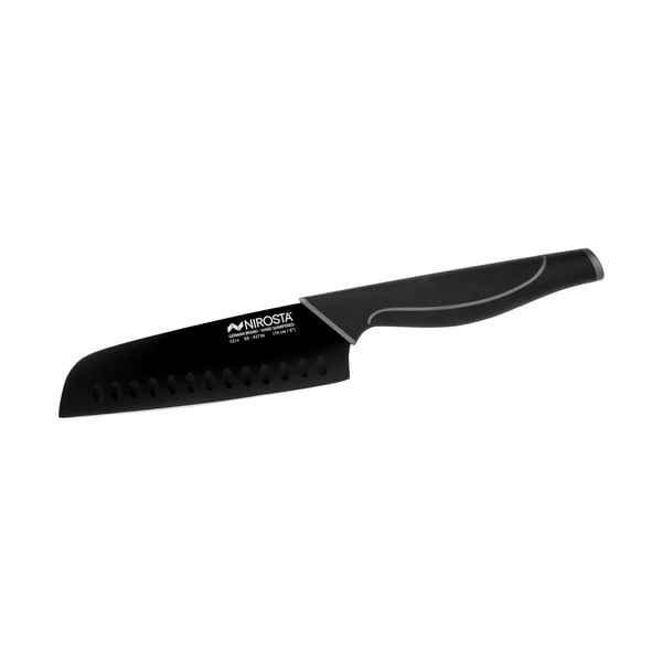Черен нож Santoku от неръждаема стомана Wave - Nirosta